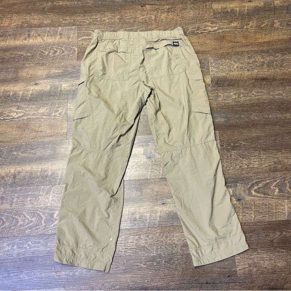 Rei Co-op Cargo Pants Mens 34x30 Tan Convertible Roll Tab Snap Hiking Outdoor - Picture 11 of 15